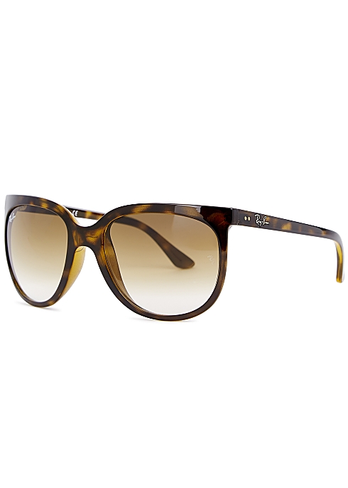 Ray-Ban Cats 1000 tortoiseshell oversized sunglasses - Harvey Nichols