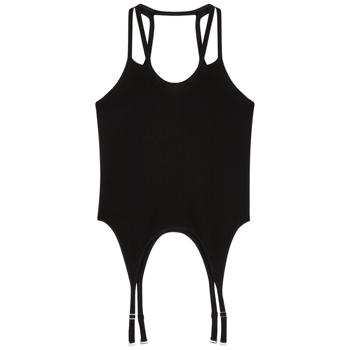Dion Lee Black Stretch-jersey Top | ModeSens