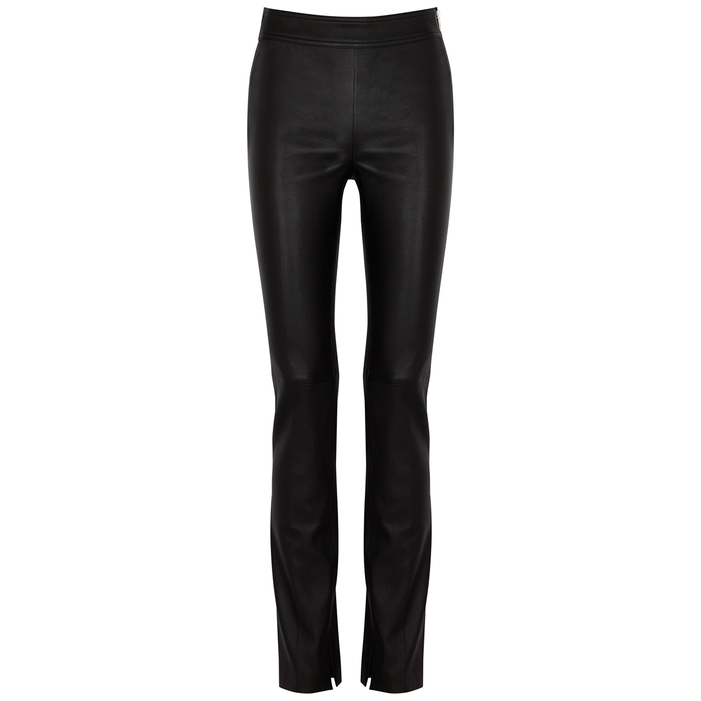 Helmut Lang Black Slim-leg Leather Trousers - 10