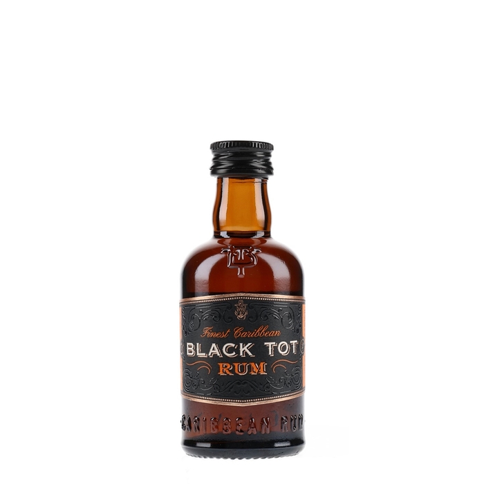 Black Tot Rum Finest Caribbean Rum Miniature 50ml