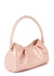 Dimple pink crocodile-effect leather top handle bag - ELLEME