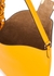 Croissant small orange leather shoulder bag - Fendi