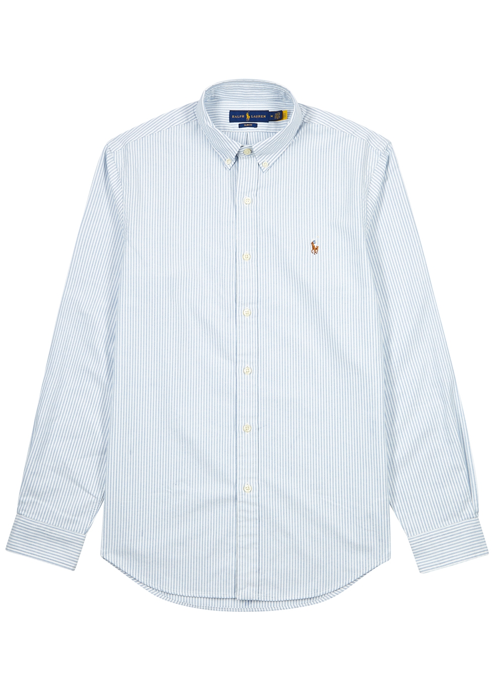 Polo Ralph Lauren Striped piqué cotton Oxford shirt - Harvey Nichols