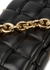 The Chain Cassette black leather cross-body bag - Bottega Veneta