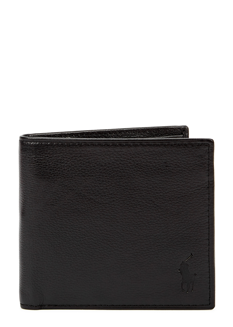 Polo Ralph Lauren Black Logo Leather Wallet