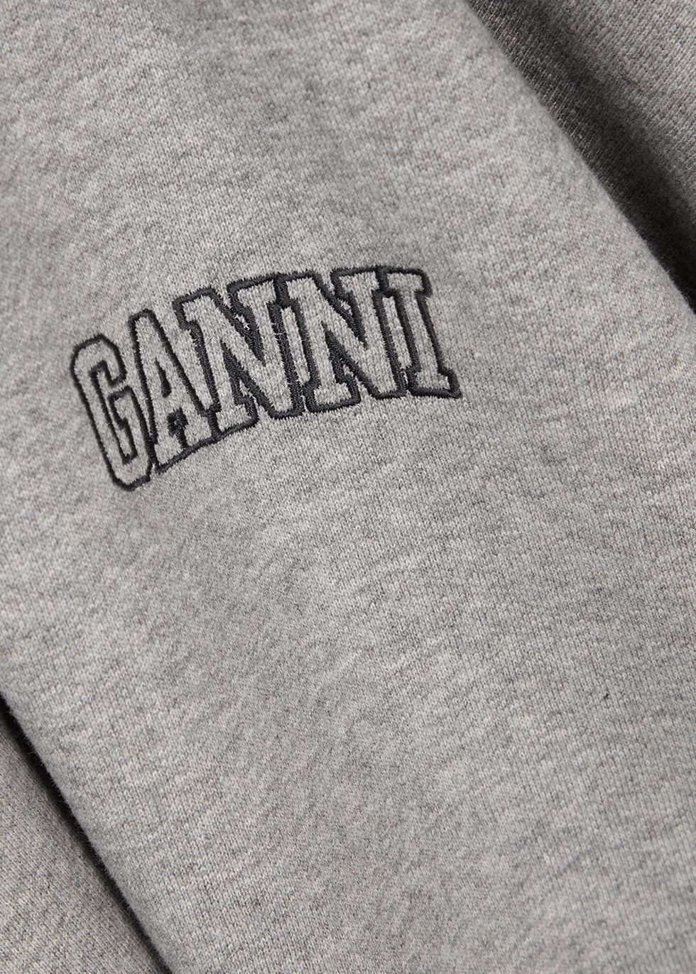 Ganni Software logo cotton-blend sweatshirt - Harvey Nichols