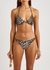 Leopard-print bikini briefs - Ganni