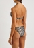 Leopard-print bikini briefs - Ganni