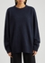 Sibem navy wool and cashmere-blend jumper - THE ROW
