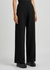 Cablante black cashmere-blend trousers - THE ROW