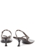 Constance 55 dark brown leather thong sandals - THE ROW