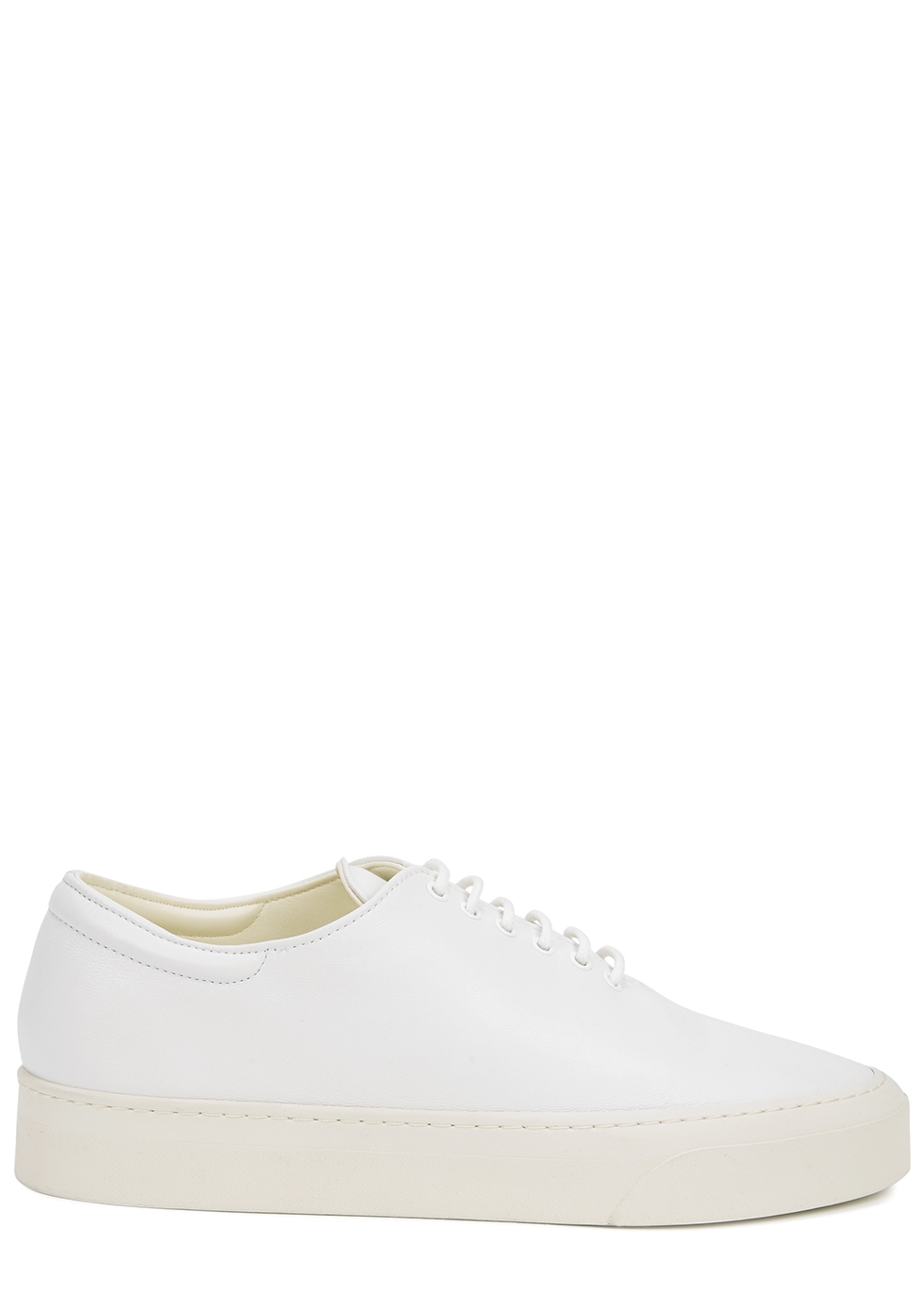 Marie white leather sneakers