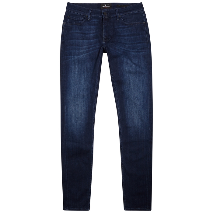 7 FOR ALL MANKIND RONNIE LUXE PERFORMANCE+ TAPERED-LEG JEANS,4031014