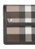 Check and leather crossbody bag - Burberry