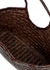 Nantucket dark brown woven leather tote - Dragon Diffusion