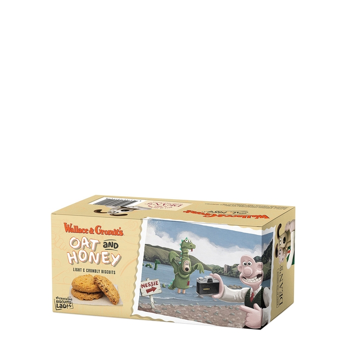 Dean's Wallace & Gromit's Oat & Honey Biscuits Box 130g