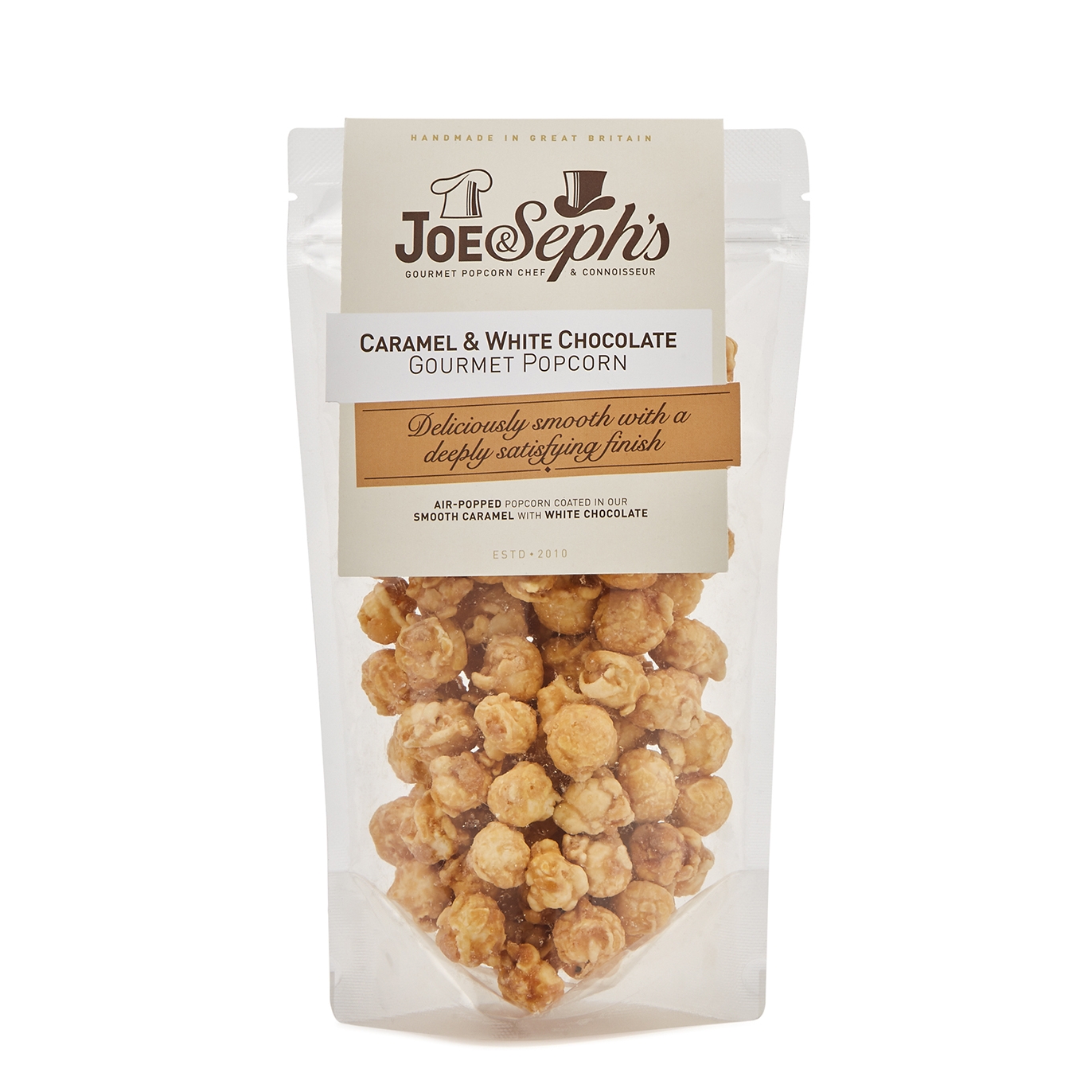 Joe & Seph's Caramel & White Chocolate Popcorn 80g