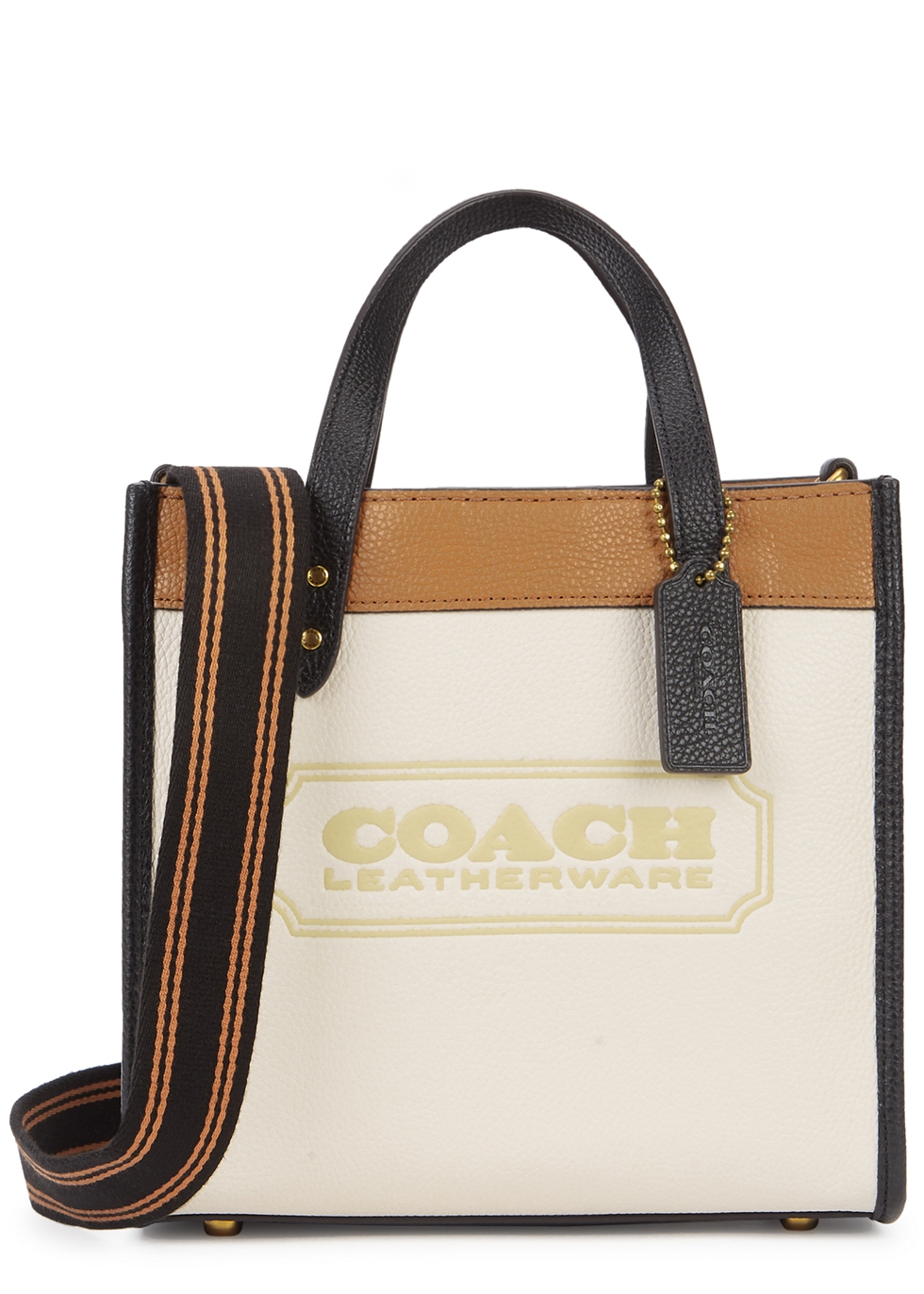 Coach Field 22 logo leather top handle bag - Harvey Nichols