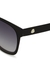 ML0198 black oval-frame sunglasses - Moncler