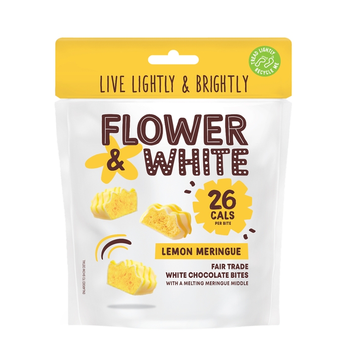 Flower & White Lemon Meringue Bites Bag 75g