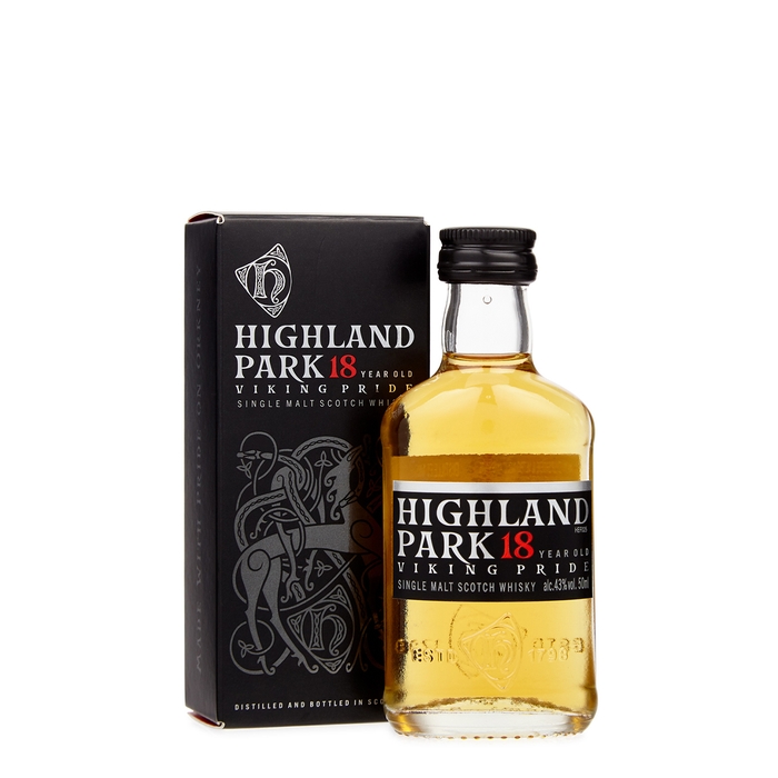 Highland Park 18 Year Old Viking Pride Single Malt Scotch Whisky Miniature 50ml