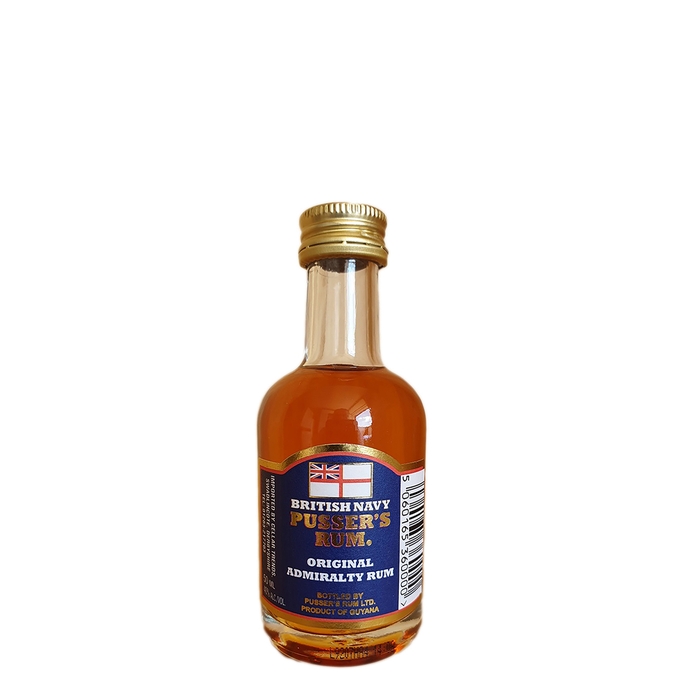 Pusser's Blue Label Rum Miniature 50ml
