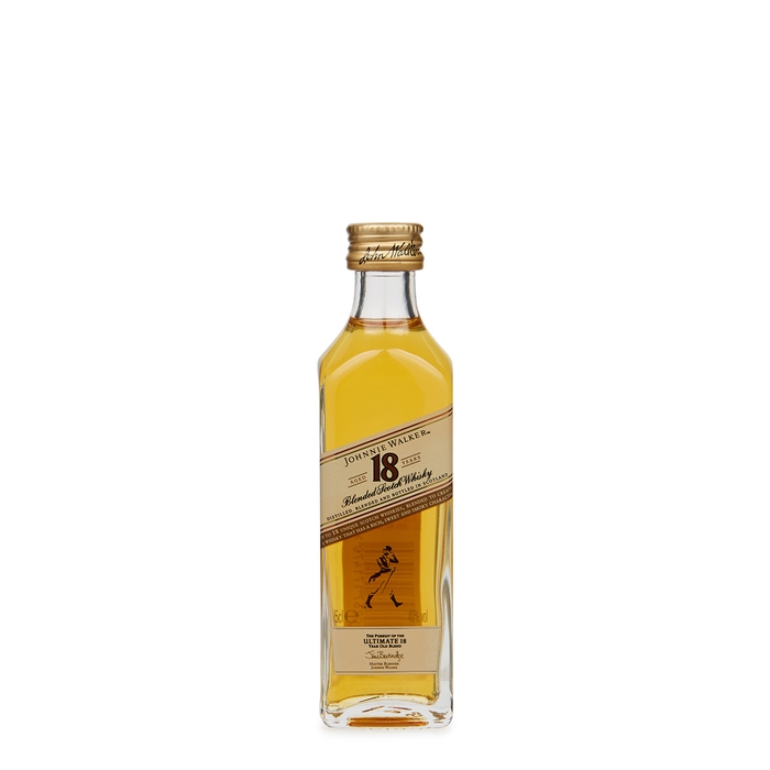 Johnnie Walker Whisky 18 Year Old Blended Scotch Whisky Miniature 50ml