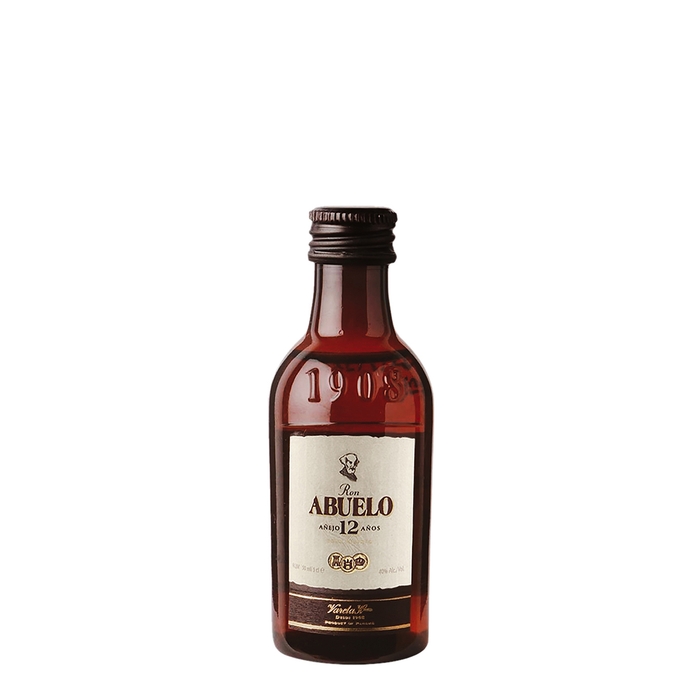 Ron Abuelo 12 Year Old Rum Miniature 50ml