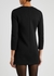 Black lace-up wool-blend dress - Saint Laurent