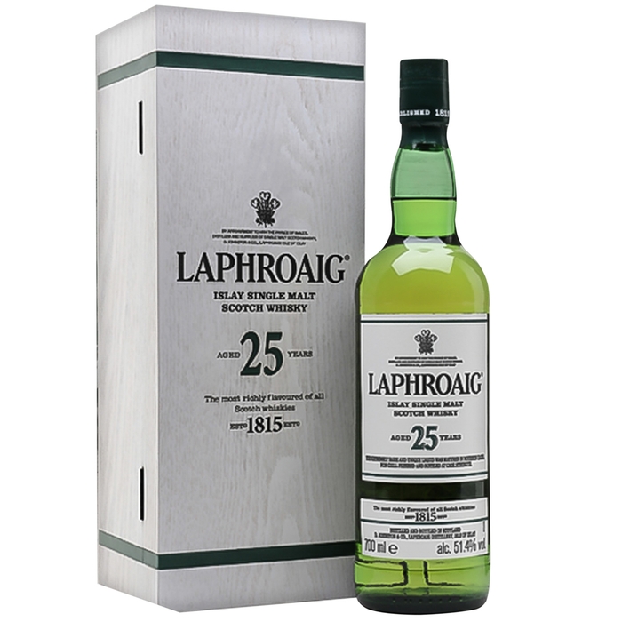 Laphroaig 25 Year Old Single Malt Scotch Whisky 2019 Release