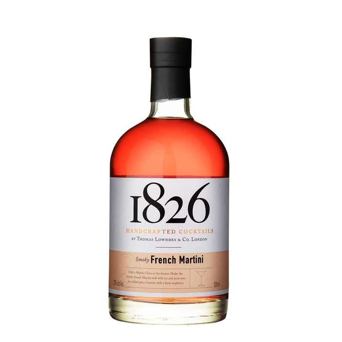 Laphroaig 1826 Smoky French Martini Handcrafted Cocktail 500ml