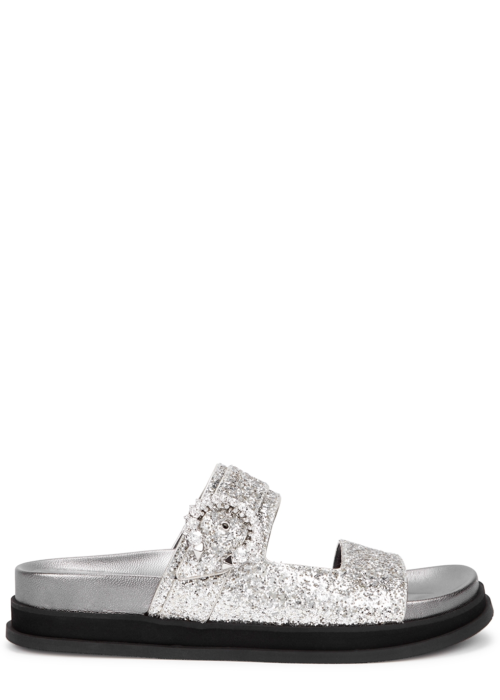 Marga silver glittered sandals