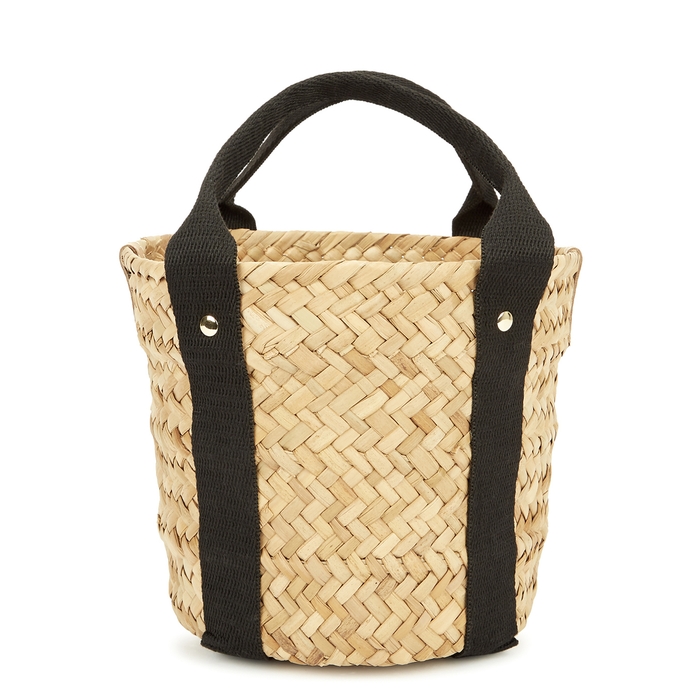 KAYU Colbie Mini Woven Straw Basket Bag