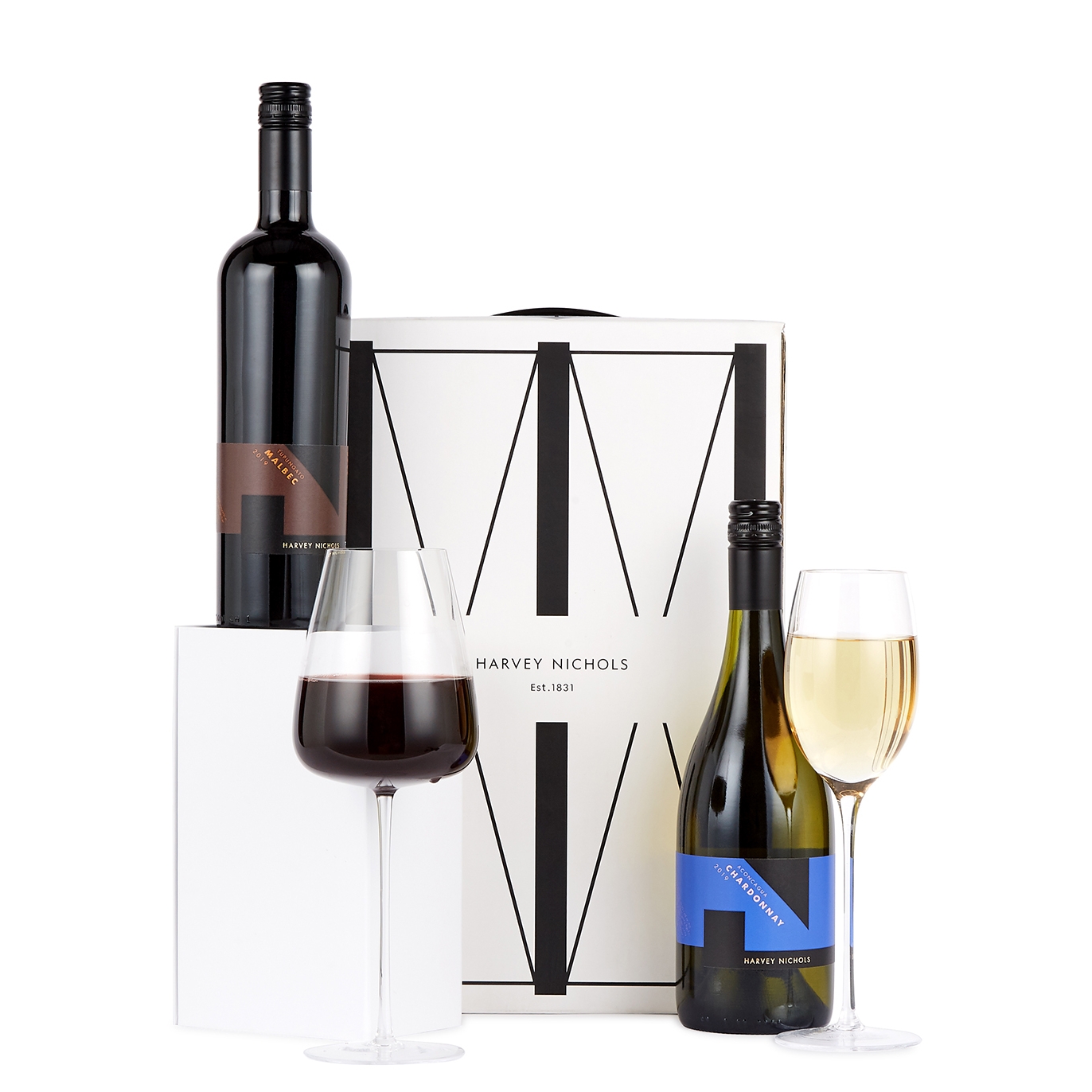 Harvey Nichols South American Duo, Wine Hamper, Chardonnay & Malbec