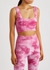 Good Karma tie-dyed stretch-jersey bra top - Free People Movement
