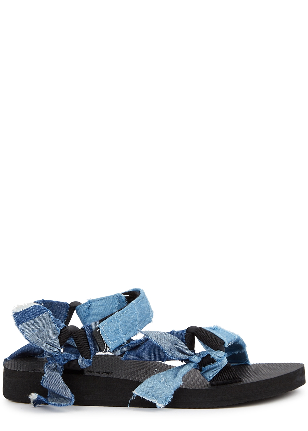 Arizona Love Trekky blue denim-trimmed sandals - Harvey Nichols