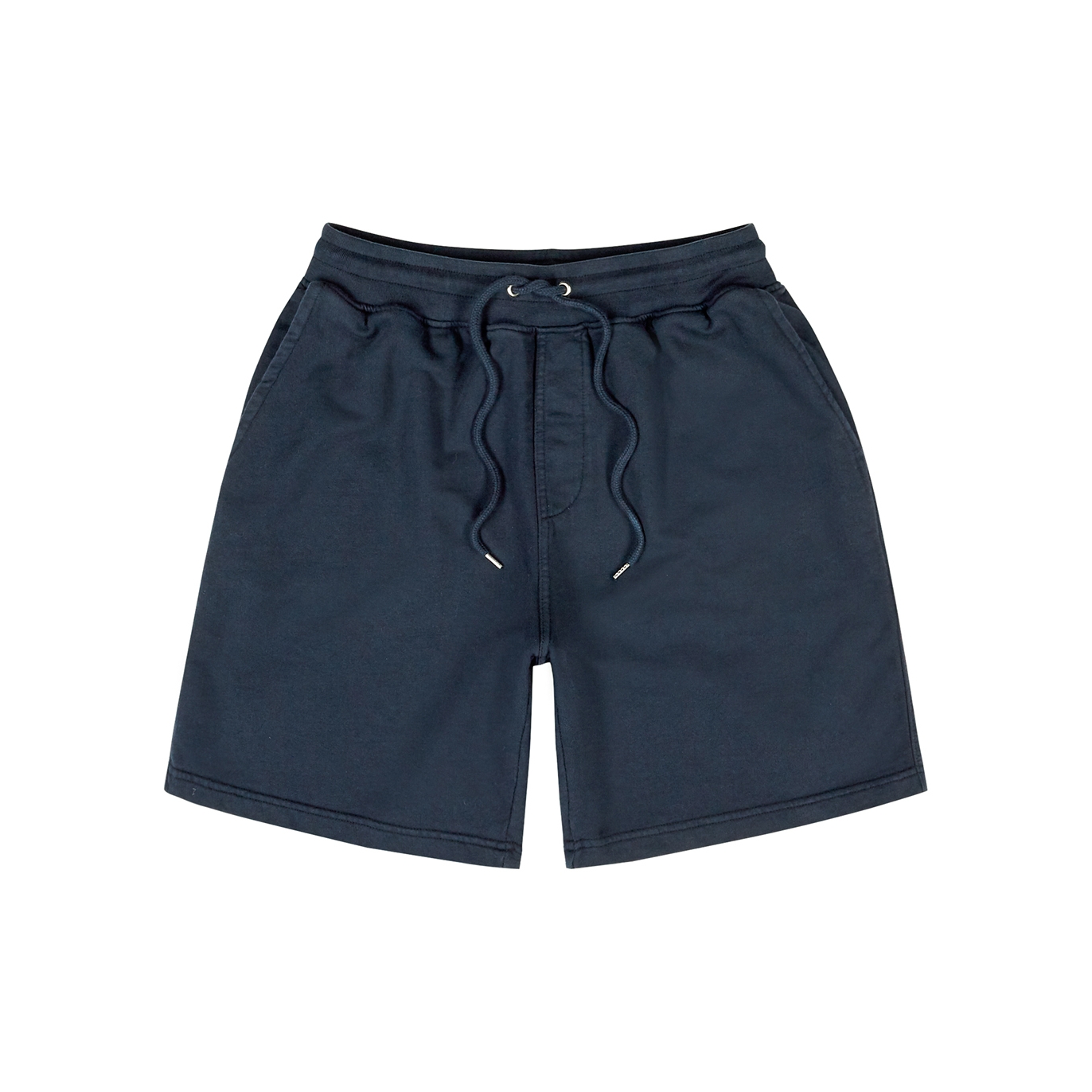 Colorful Standard Cotton Shorts In Navy