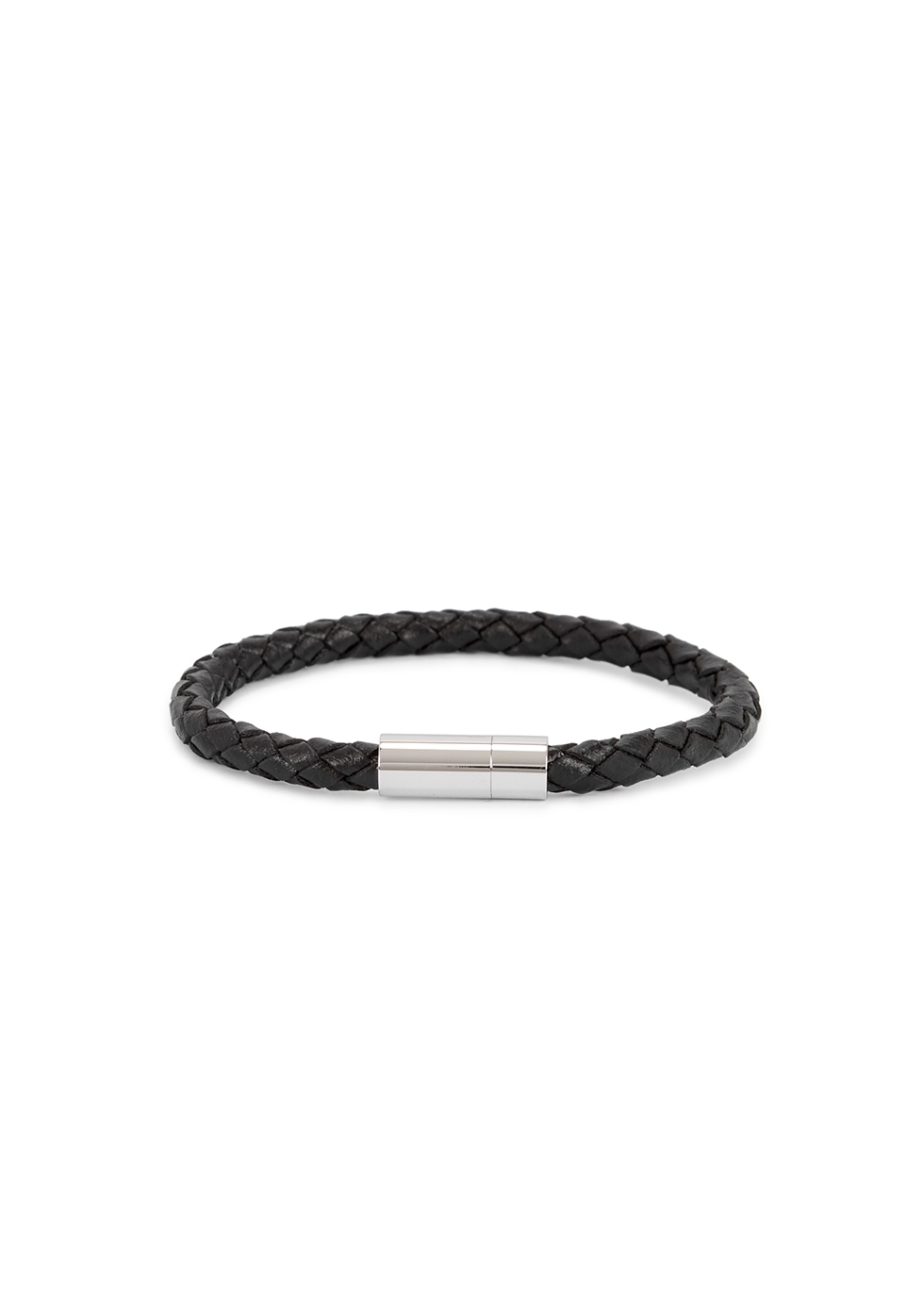 Paul Smith Black woven leather bracelet - Harvey Nichols