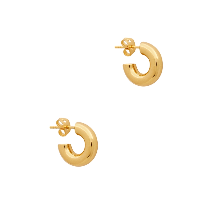 Missoma Chubby Small 18kt Gold-plated Hoop Earrings