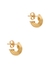 Ridge 18kt gold vermeil hoop earrings - Missoma
