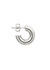 Mini Chubby silver-plated hoop earrings - Missoma