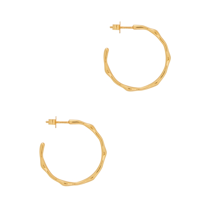 Missoma Molton Medium 18kt Gold Vermeil Hoop Earrings