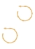 Molton medium 18kt gold vermeil hoop earrings - Missoma