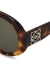 Tortoiseshell oversized sunglasses - Loewe