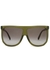 Green oversized D-frame sunglasses - Loewe