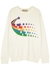 Off-white printed cotton sweatshirt - Gucci