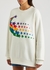 Off-white printed cotton sweatshirt - Gucci