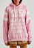 Pink printed hooded cotton sweatshirt - Gucci