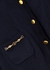 Navy embellished cashmere cardigan - Gucci