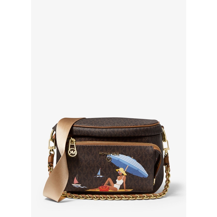 Michael Michael Kors Slater Medium Jet Set Girls Shoulder Bag